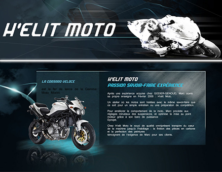affiche de garage helit moto pour moto morini préparation de course